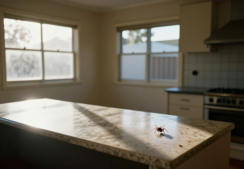 Termite damage in a Peakhurst home before treatment